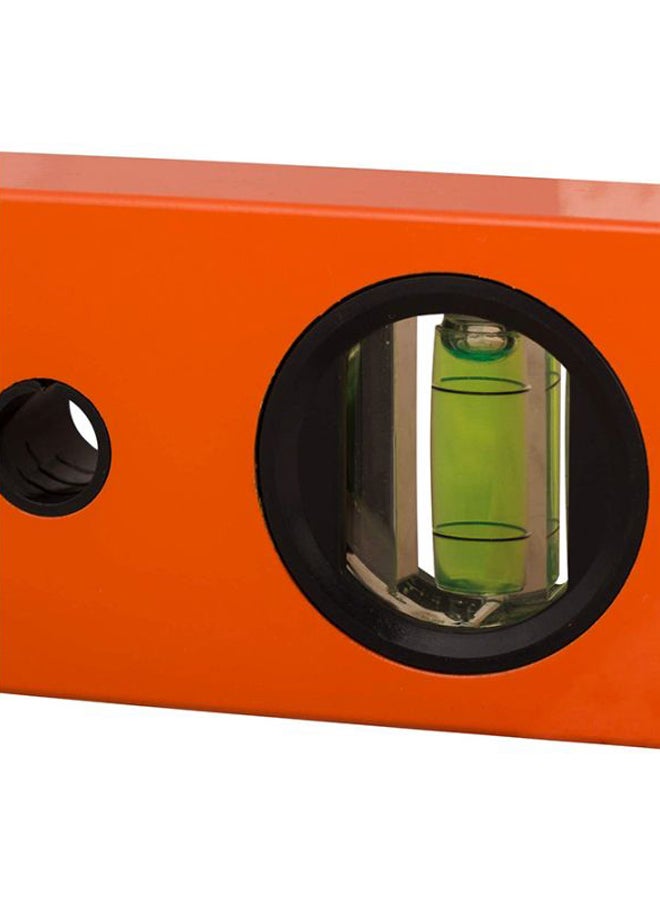 BLACK+DECKER - 60cm aluminium box beam triple spirit level, orange/black - bdht43189, 2 years warranty Orange 600x20x50mm - Image 1