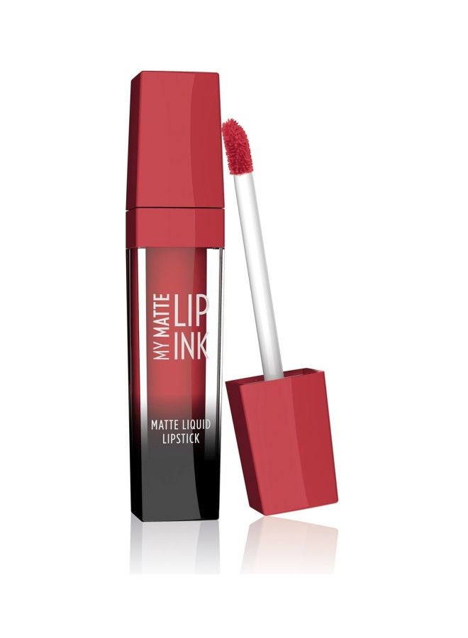 Golden Rose - My Matte Lip Ink Liquid Matte Lipstick 09 Light Red - Image 1