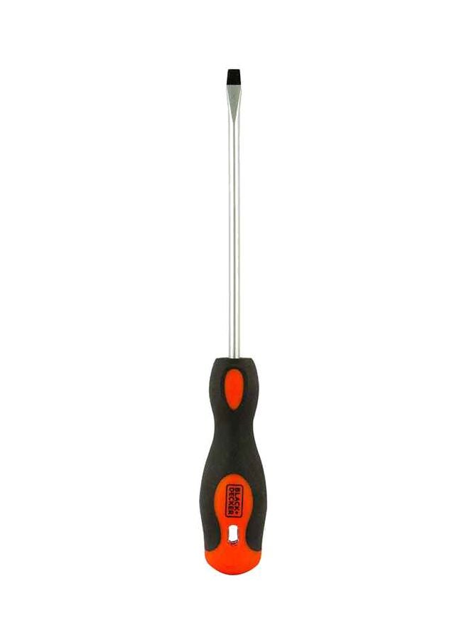 BLACK+DECKER - Flat Head Screwdriver Standard - 6.5 X 150Mm, Orange/Black, Bdht62299 Black/Orange 6.5x150mm - Image 1