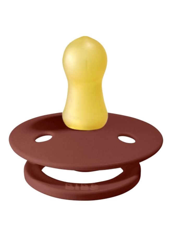 بيبس لهاية مقاس 1 مناسبة للأطفال من عمر الولادة حتى 6 أشهر من قطعة واحدة، لون راست - Image 1