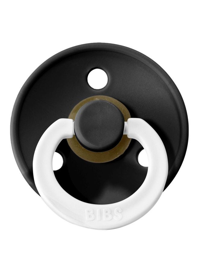 بيبس لهاية مقاس 1، للأطفال حديثي الولادة حتى سن 6 أشهر، قطعة واحدة - لون أسود (تتوهج في الظلام) - Image 2
