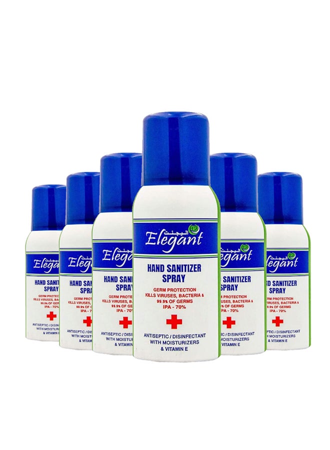 Elegant - 6-Piece Hand Sanitizer Spray Set 6 x 100ml - Image 1
