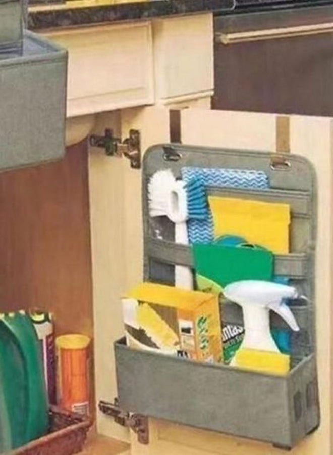 Behind Door Storage Organizer Grey 50cm - Image 2