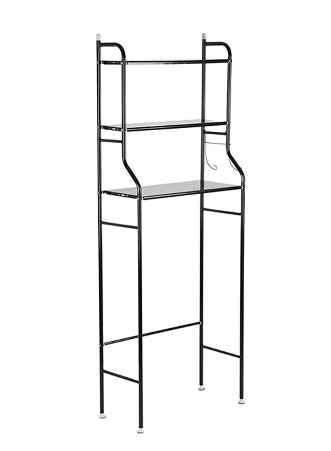 3-Tier Multipurpose Storage Organizer Black 160 x 50cm - Image 1