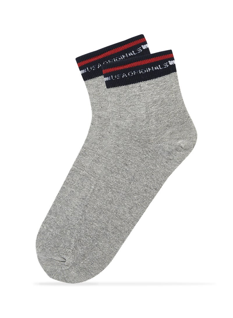 JOCKEY - Ankle Socks Grey Melange - Image 1