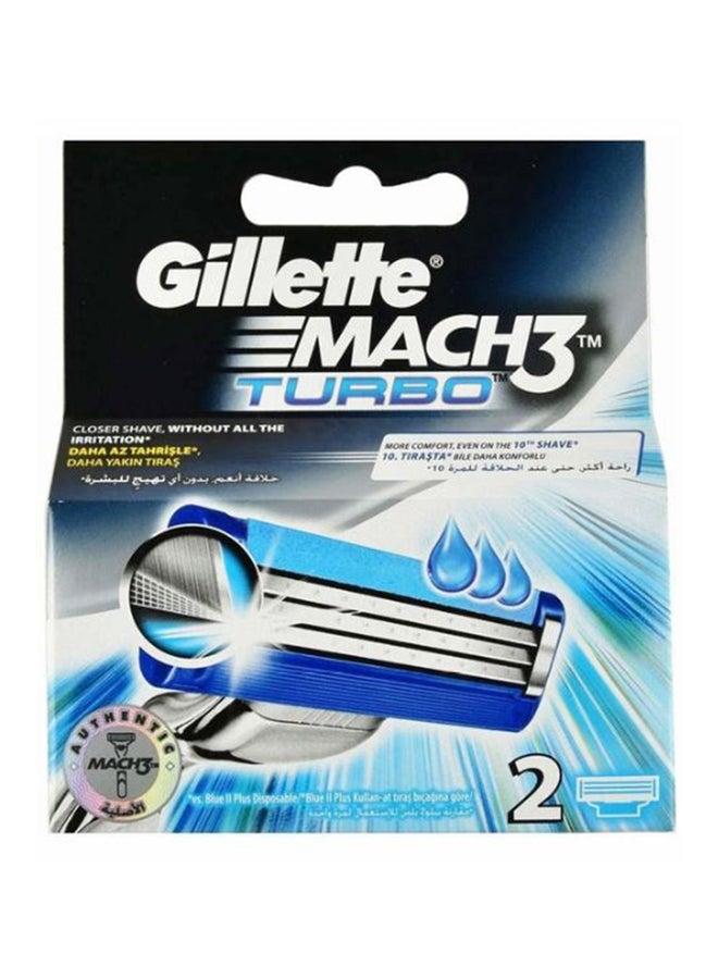 ماكينة حلاقة ماك3 أزرق / فضي - Image 1