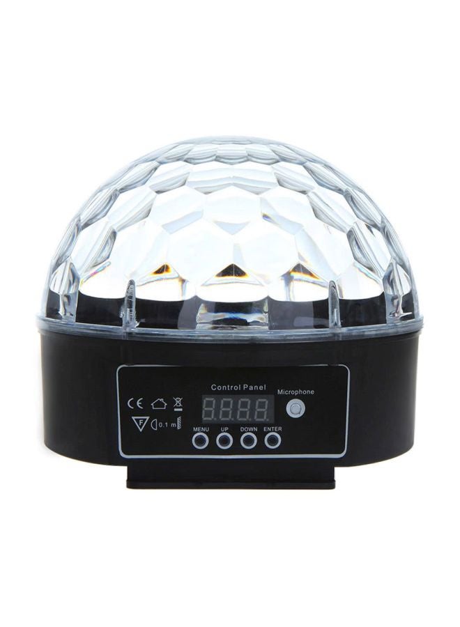 Digital LED RGB Crystal Stage Light Clear/Black 6.9x6.7x6.3inch - Image 2