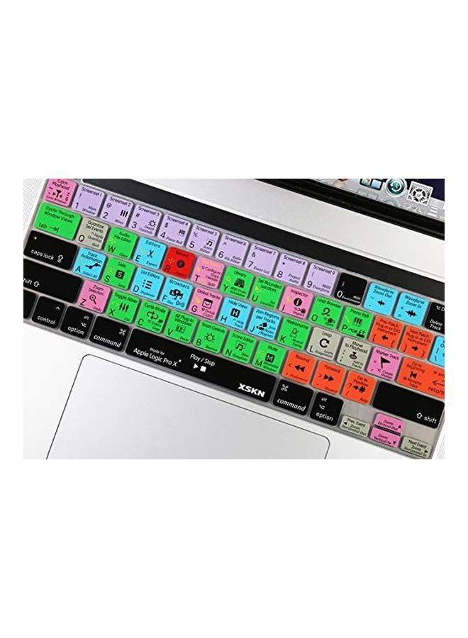 Generic - Protective Keyboard Skin For Apple Logic Pro X/MacBook Pro A2141 16-Inch Red/Yellow/Green - Image 1