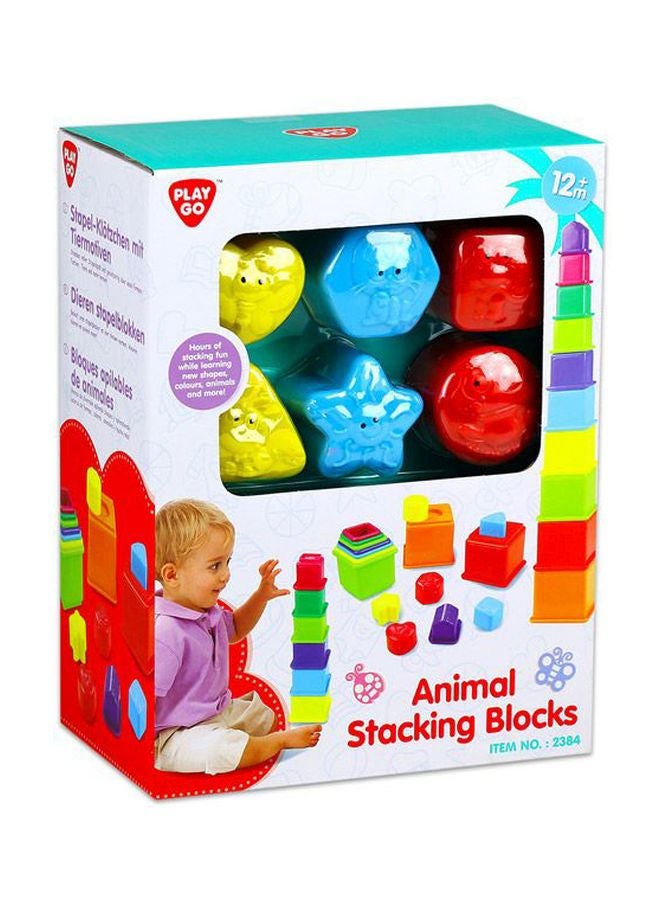 PLAYGO 16-Piece Animal Stacking Block Set  - Image 2