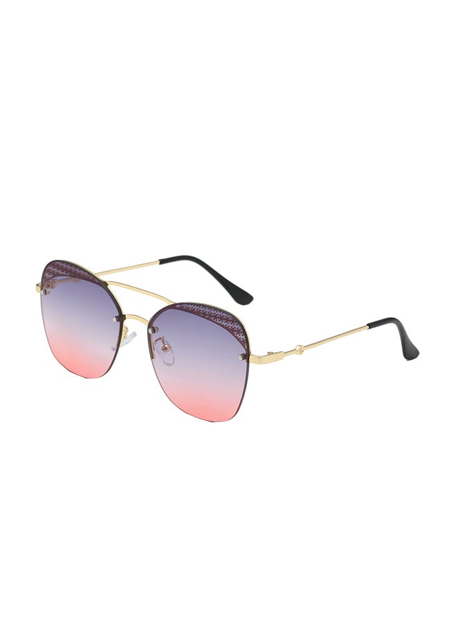 Fashionable Rimless Metal Frame Sunglasses - Image 1