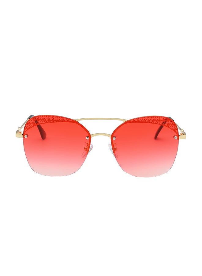 Fashionable Rimless Metal Frame Sunglasses