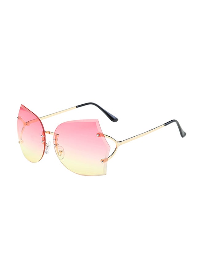 Fashionable Irregular Frame Sunglasses - Lens Size: 65 mm