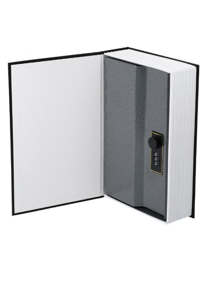 Security Hidden Book Style Safe Box With Combination Lock Black - Image 2