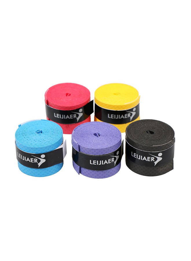 Generic 5-Piece Tennis Racket Overgrips 10.0 x 10.0 x 10.0cm 