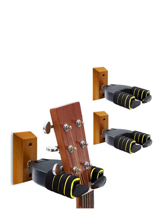 MIKE Pack Of 3 Guitar Wall Mount Auto Lock Hanger - Image 2