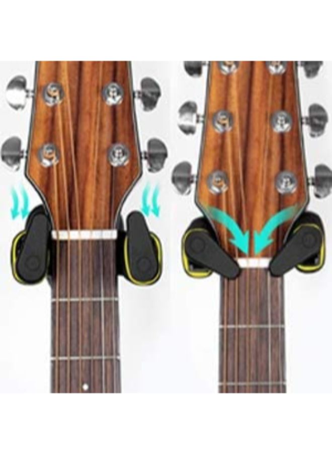 MIKE Pack Of 3 Guitar Wall Mount Auto Lock Hanger - Image 5