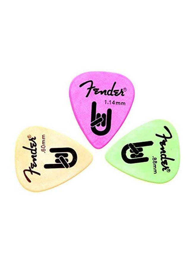 FENDER 3-Piece Guitar Pick 