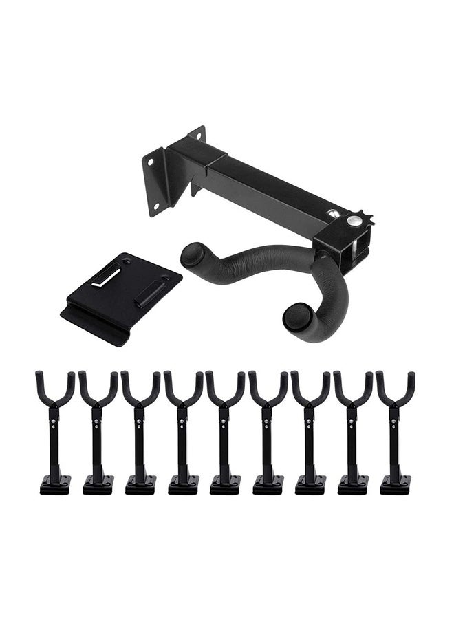 MIKE 10-Piece Guitar Hanger Wall Mount Hook Stand - Image 1