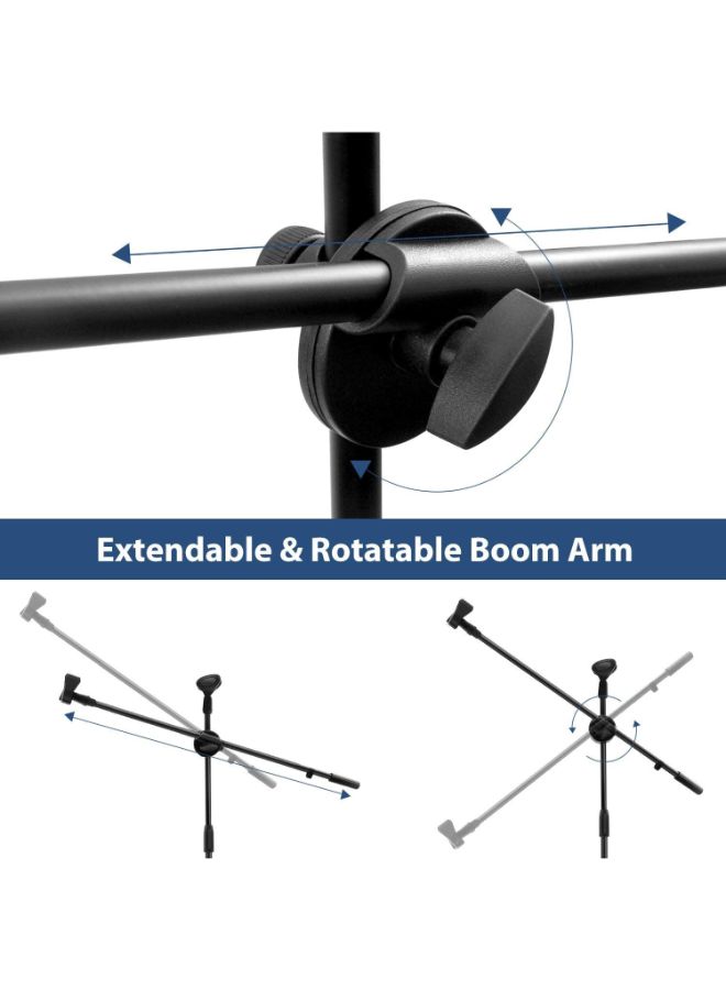 Microphone Stand Ohuhu Tripod Mic Stand Boom With Clip