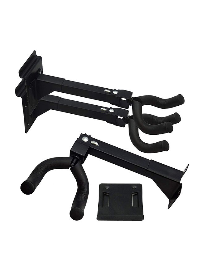 MIKE Set Of 2 Adjustable Guitar/String Instrument Hanger Hook Holder - Image 1