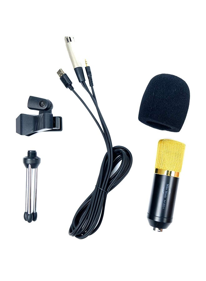 مايك - ميكروفون تسجيل مكثف E-01 بمنفذ USB لأجهزة اللابتوب وماك - Image 1