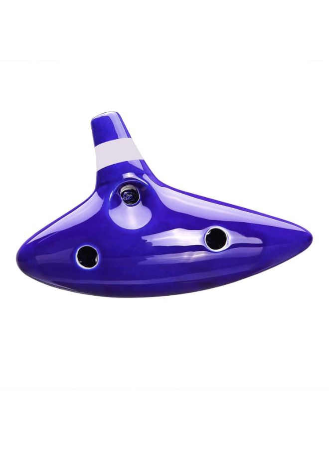 12-Hole Alto C Zelda Ocarina Flute With Display Stand
