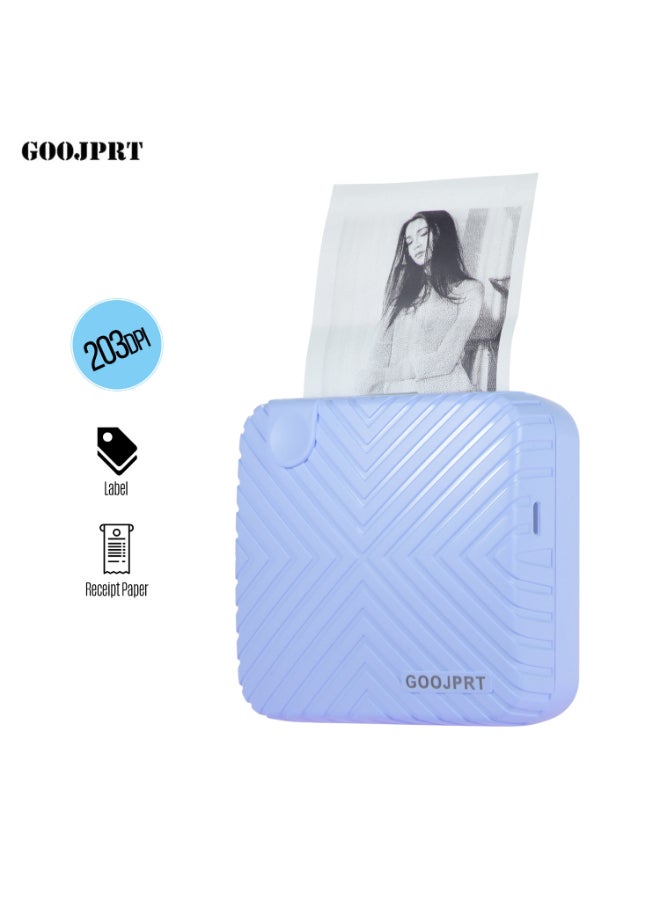 GOOJPRT - P6 Pocket Mini Printer Blue - Image 1