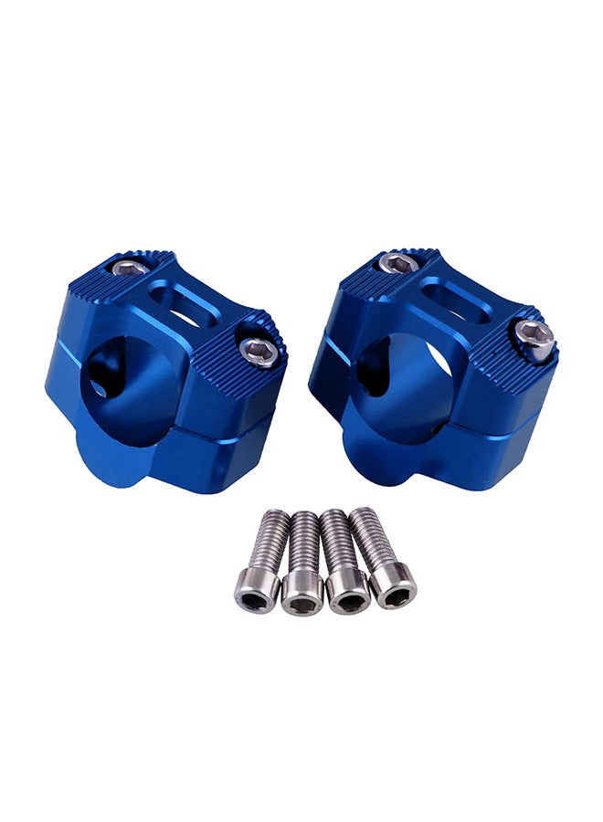 Generic 2-Piece Motorcycle Handlebar Riser Clamp Adapter  - Image 1