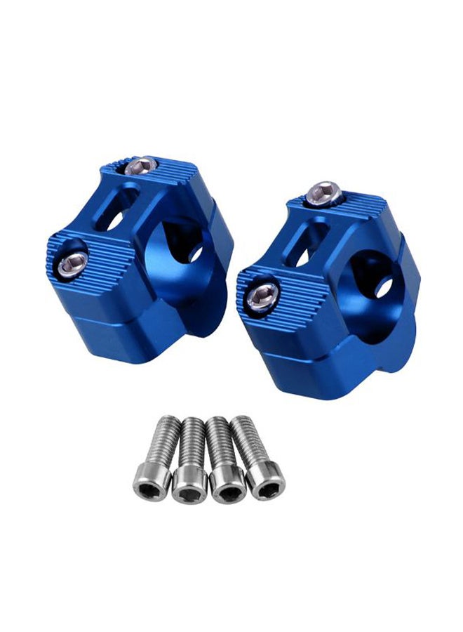 Generic 2-Piece Motorcycle Handlebar Riser Clamp Adapter  - Image 2