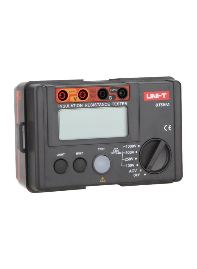 مقياس جهد كهربائي رقمي يوني-تي عازل للكهرباء حتى 1000 فولت طراز UT501A أسود  - Image 3