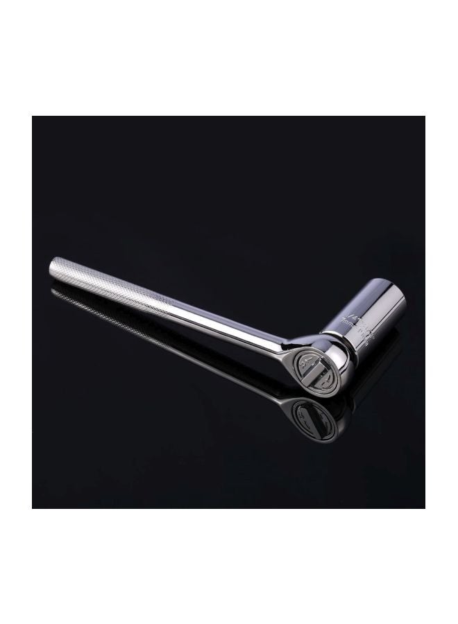 Generic 3-Piece Socket Universal Ratchet Wrench Kit Silver  - Image 4