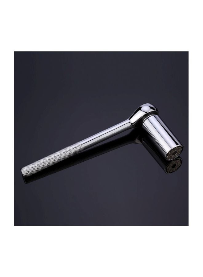 Generic 3-Piece Socket Universal Ratchet Wrench Kit Silver  - Image 5