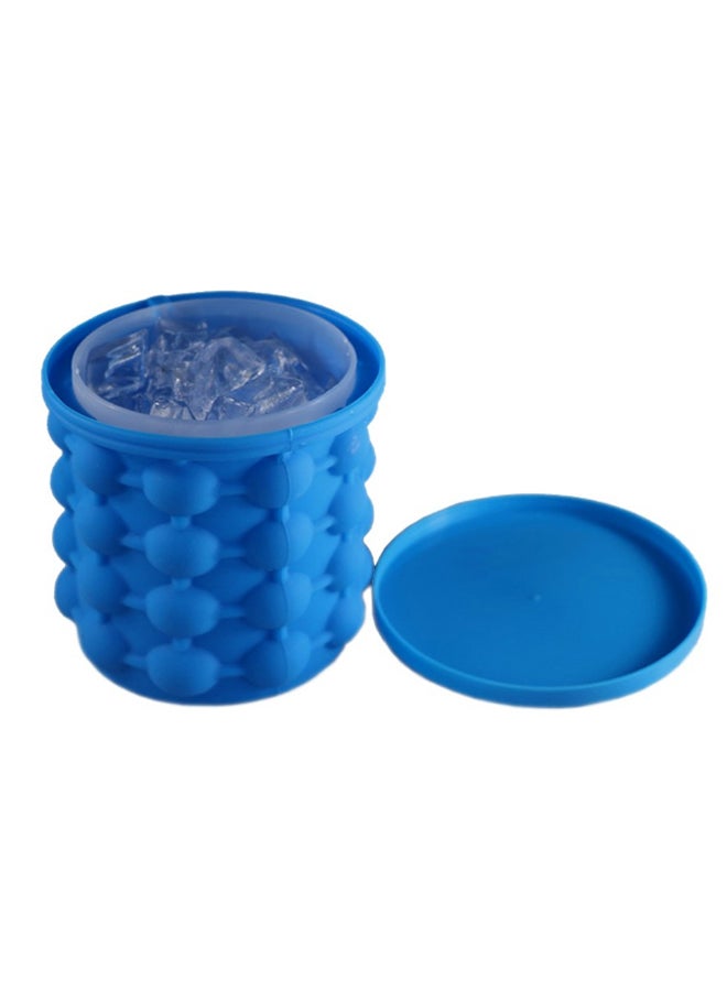 The Revolutionary Space Saving Ice Genie Cube Maker With Lid Blue  - Image 2