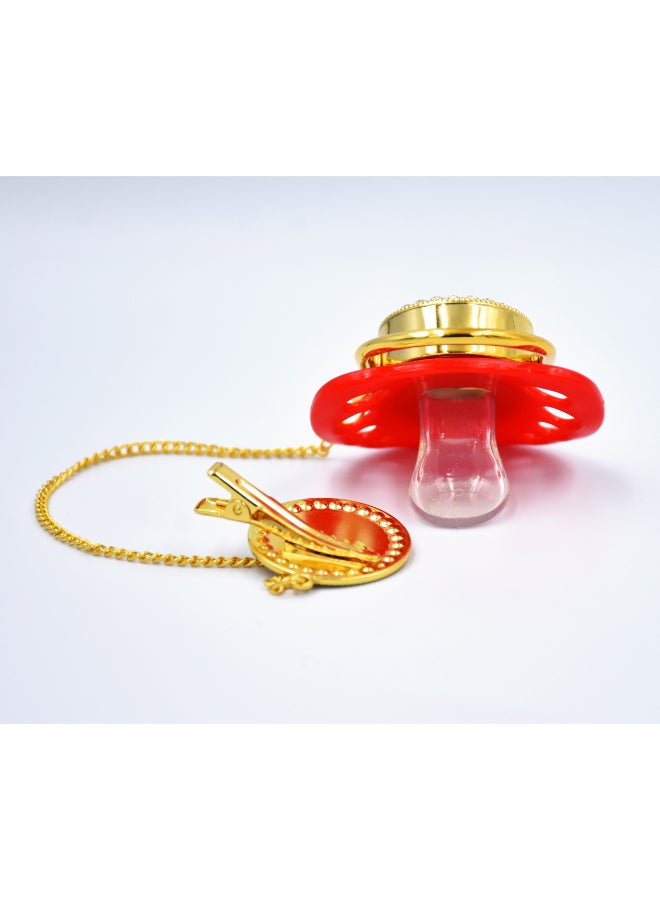 Love Flag Bling Baby Pacifier - Image 2