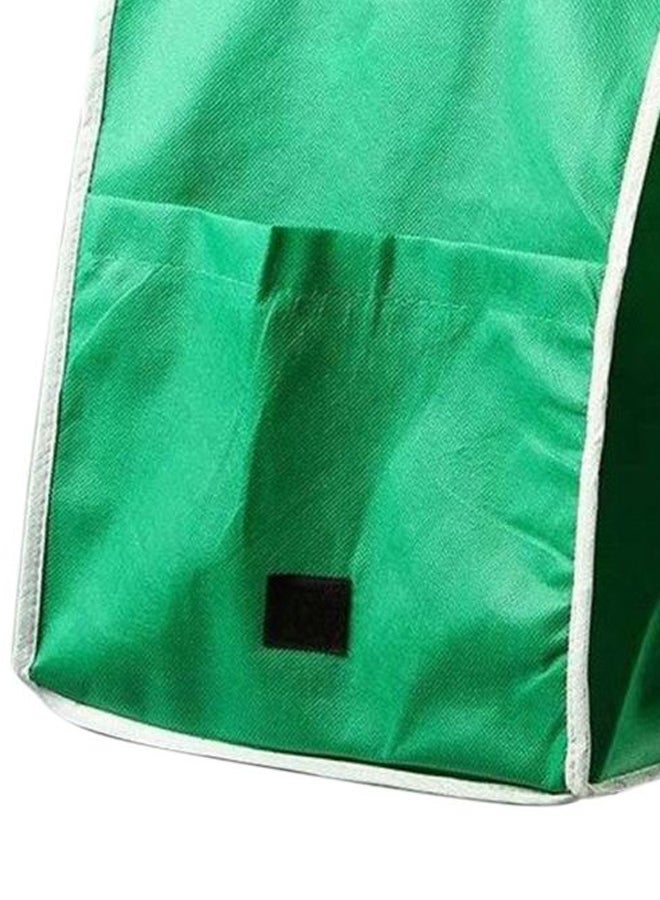 Reusable Large Clip-To-Cart Grocery Shopping Bag Green  - Image 2