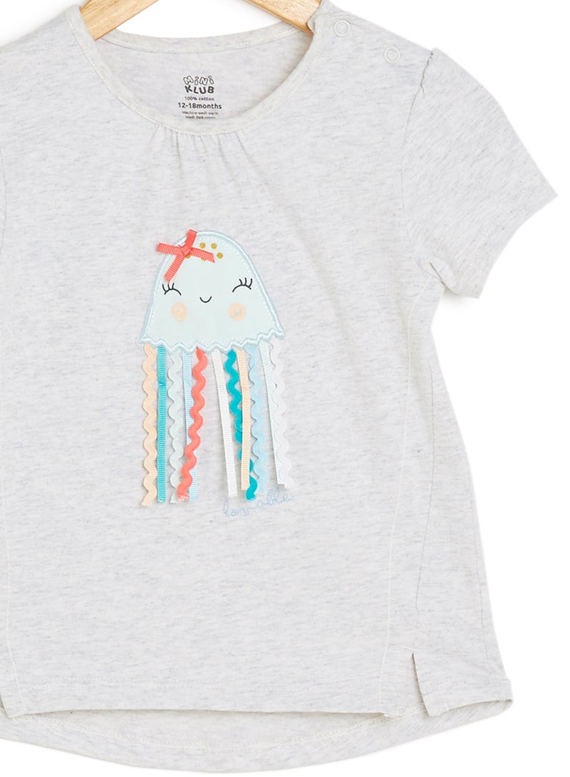 MINIKLUB - Jellyfish Top and Leggings Set Grey - Image 1