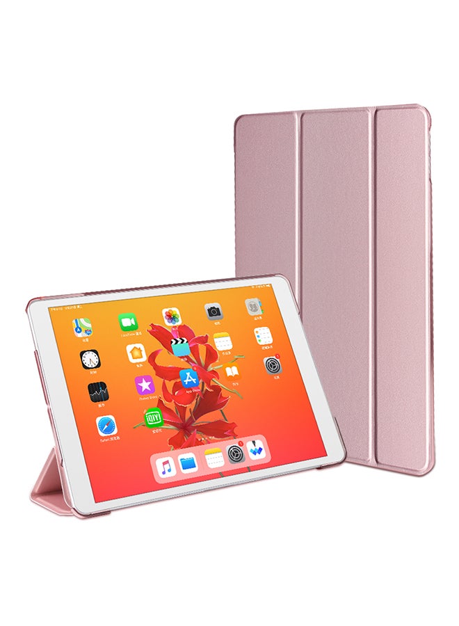 Motim Protective Flip Cover For Apple iPad (2019) 10.2-Inch Light Pink