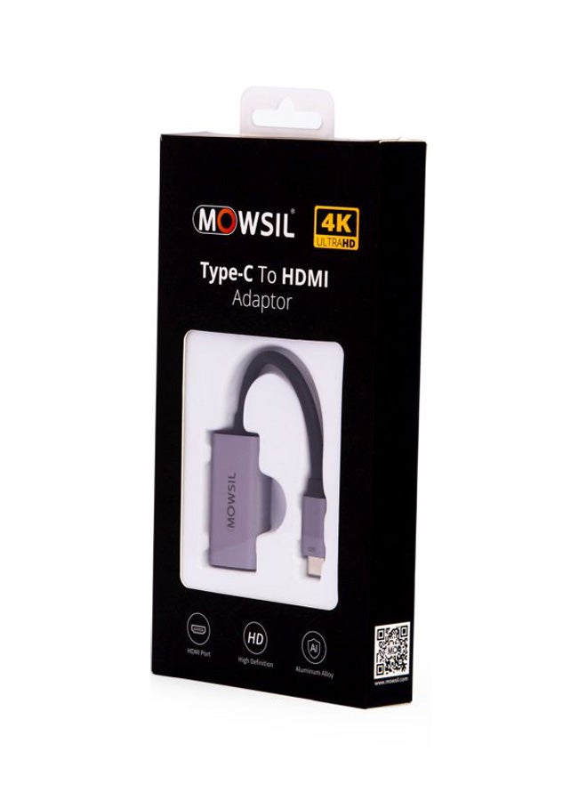 محول من منفذ USB-C إلى منفذ HDMI رمادي/أسود - v1590669332/N37768932A_4