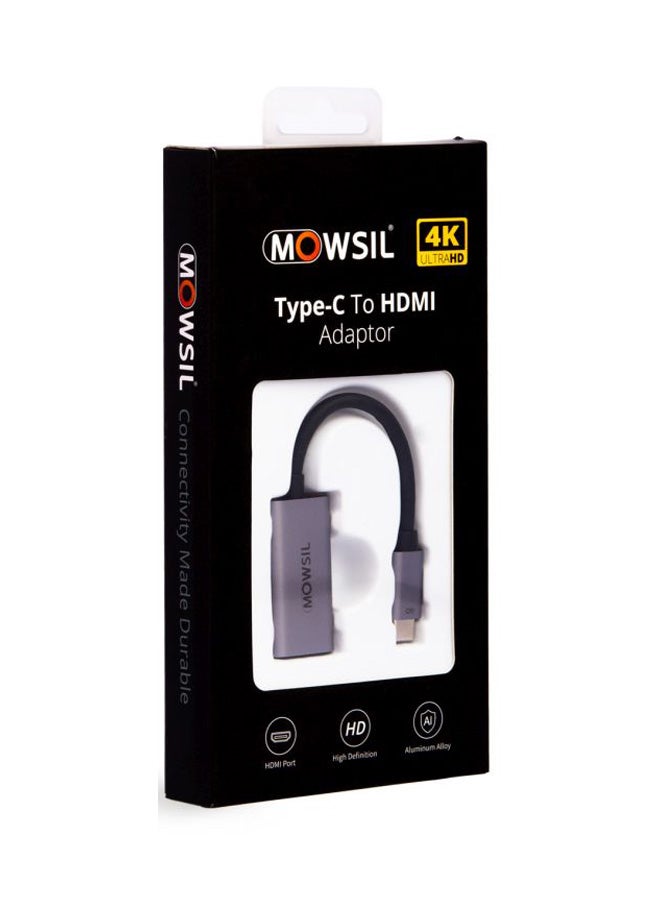 محول من منفذ USB-C إلى منفذ HDMI رمادي/أسود - v1590669334/N37768932A_5