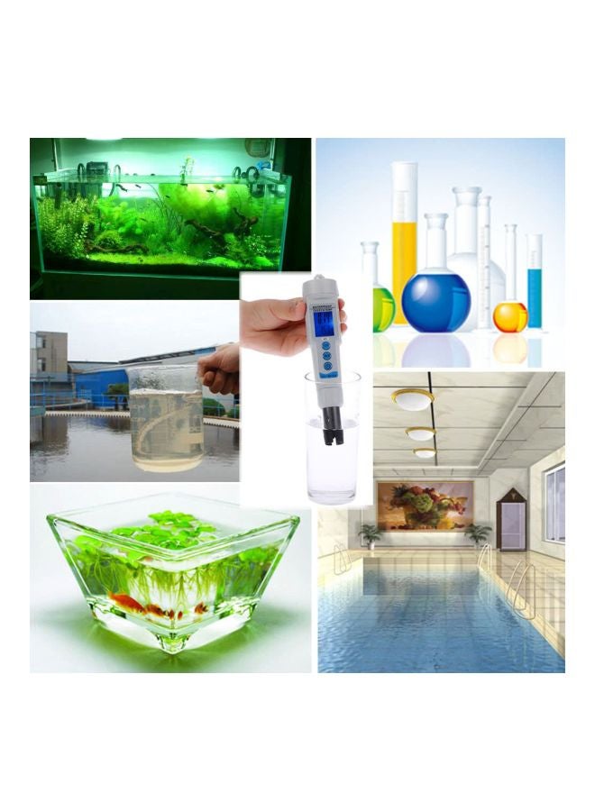 3-In-1 Digital Water Testing Meter White 21cm - Image 3