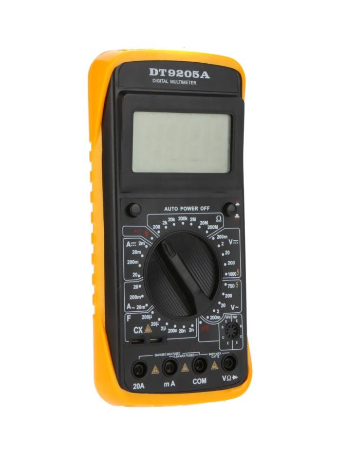 Handheld Digital Multimeter Black/Yellow 20centimeter - Image 4