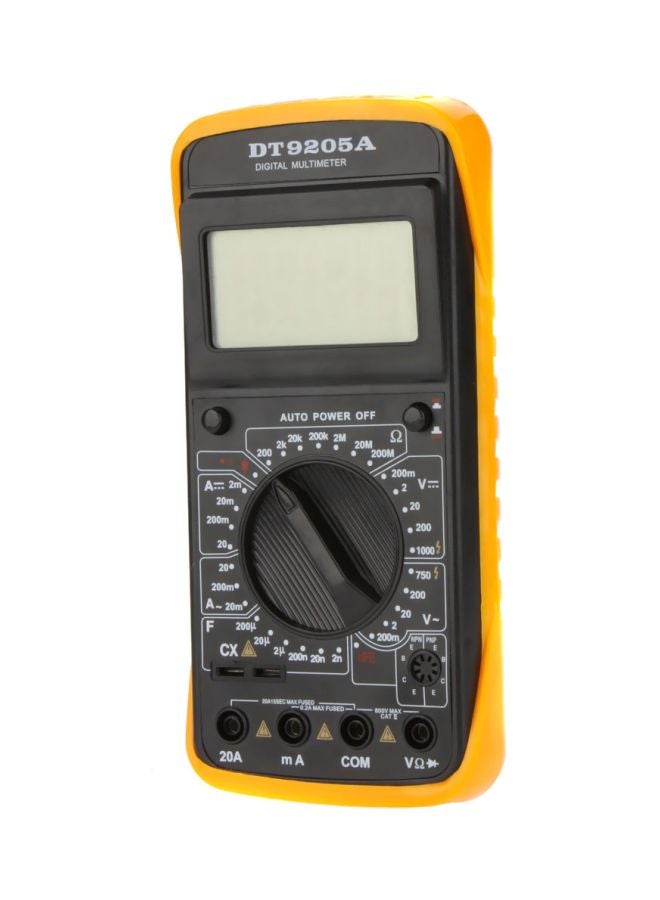 Handheld Digital Multimeter Black/Yellow 20centimeter - Image 3