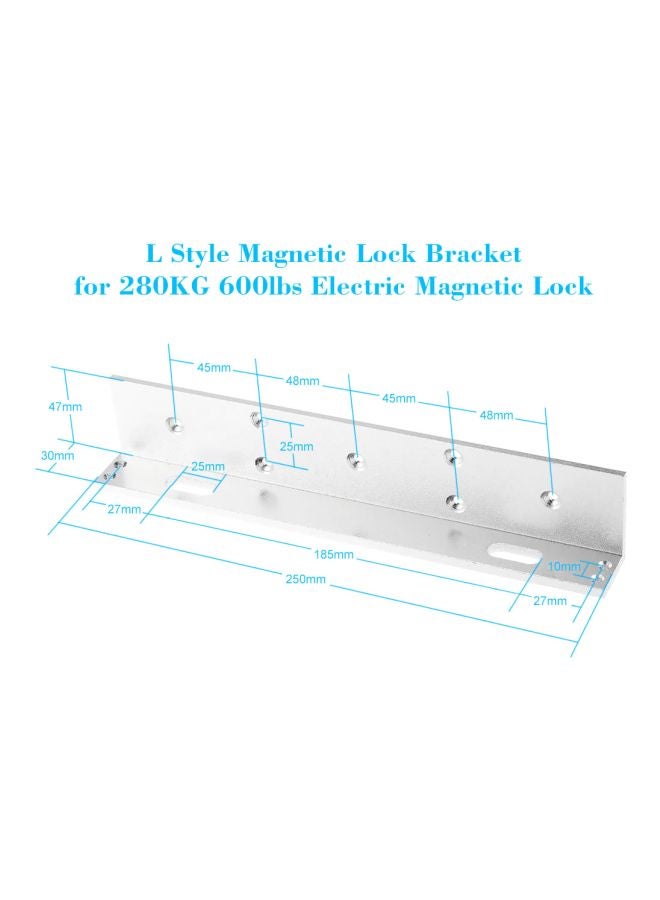 Generic Aluminium Alloy Door Bracket Silver 27cm  - Image 4