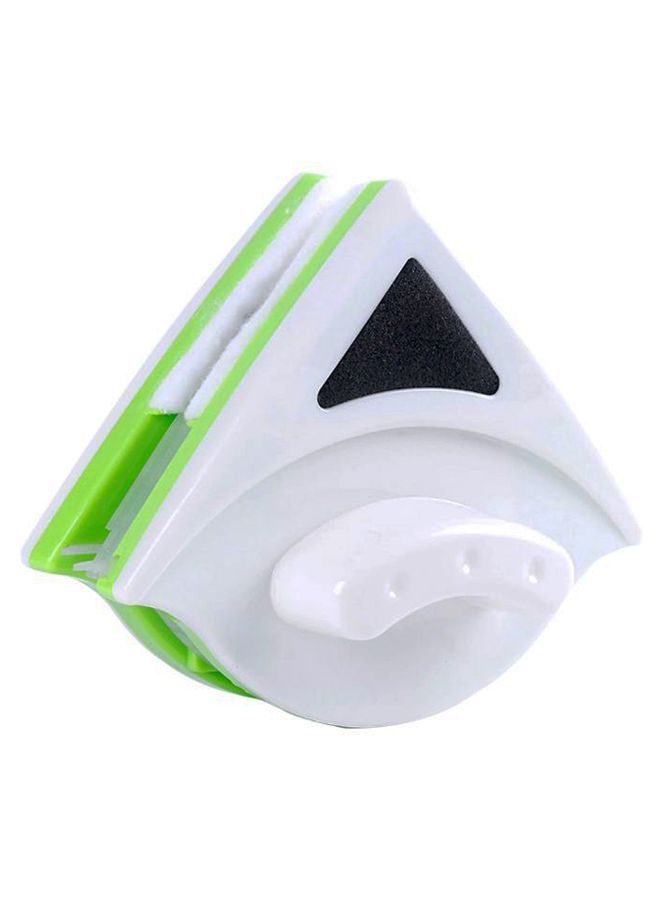Triangular Magnetic Double Sided Window Cleaner White/Green 17cm - Image 1