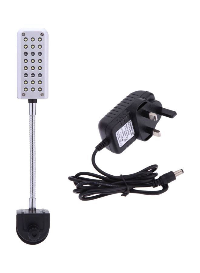 24-LED Aquarium Fish Tank Lighting Silver 16.5cm - Image 1