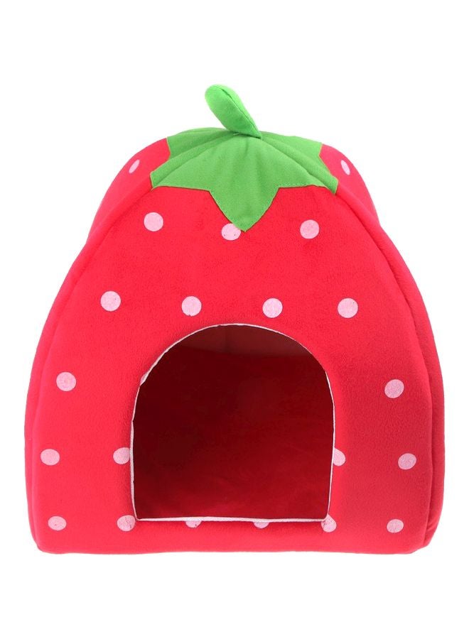 Generic Strawberry Shaped Bed House Red/Green M  - Image 2