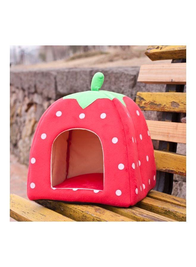 Generic Strawberry Shaped Bed House Red/Green M  - Image 5