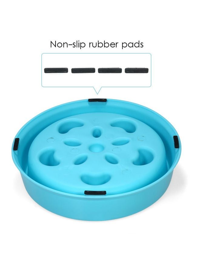 Anti-Choke Slow Bowl Feeder Blue 6.5inch - Image 5