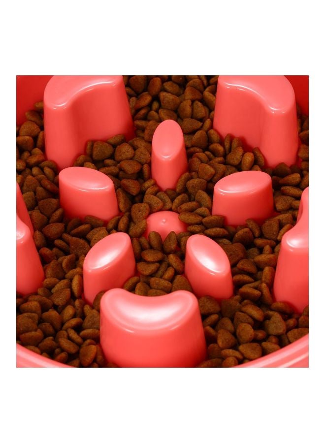 Anti-Choke Slow Bowl Feeder Pink 6.5inch - Image 5