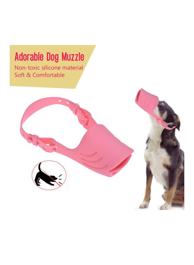 كمامة فم للكلاب. وردي M - Image 2